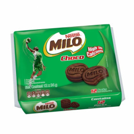 Milo Chocolate Sandwich Cookie 34g x 12 packs
