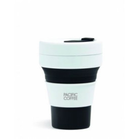 Pacific Coffee x Stojo Pocket Cup 12oz Black