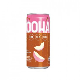 OOHA Sparkling Water Peach and Oolong Tea Flavoured 330ml