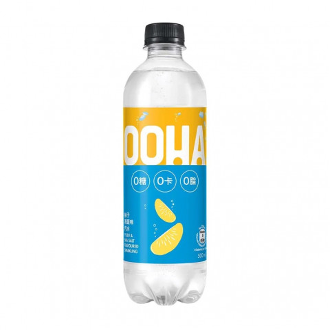 OOHA Sparkling Water Yuzu and Sea Salt Flavoured 500ml