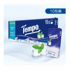 Tempo Pocket Tissue Menthol 10 packs