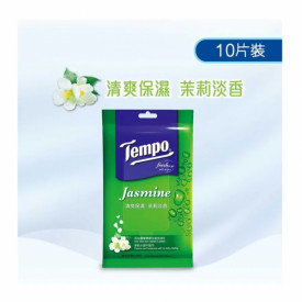 Tempo Wet Wipes Jasmine 10 pieces