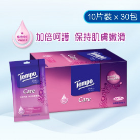 Tempo 得寶 滋潤護膚濕紙巾 30包