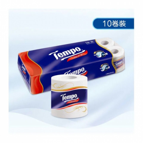 Tempo Bathroom Tissue 3 ply Neutral 10 rolls