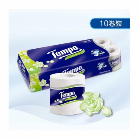 Tempo Bathroom Tissue 3 ply Jasmine 10 rolls