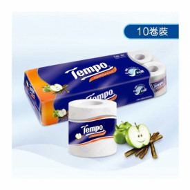 Tempo Bathroom Tissue 3 ply Applewood 10 rolls