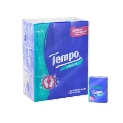 Tempo 得寶 迷你紙手巾 抗菌倍護 36包