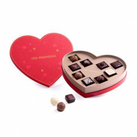 The Peninsula Hong Kong Sweetheart Chocolate Gift Box 9 Pieces