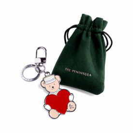 The Peninsula Hong Kong Affectionate Bear Key Ring