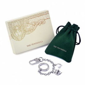The Peninsula Hong Kong Afternoon Tea Charm Set Chain with Teapot and Tea Cup