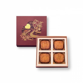 Kee Wah Bakery Quadrangle Mooncake Gift Box 4 pieces