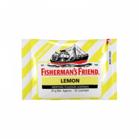 Fishermans Friend Lemon Menthol Flavour Lozenges Sugar Free 25g