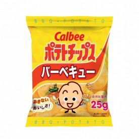 Calbee Potato Chips Barbecue Flavoured 25g x 3 packs