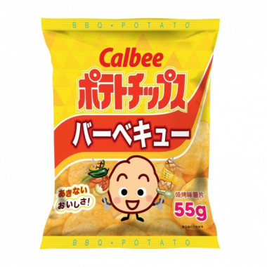 Calbee Potato Chips Barbecue Flavoured 55g x 2 packs