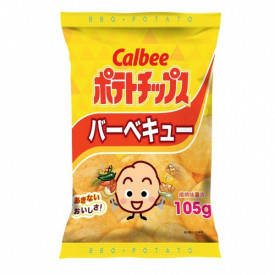 Calbee Potato Chips Barbecue Flavoured 105g x 2 packs