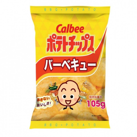 Calbee Potato Chips Barbecue Flavoured 105g x 2 packs