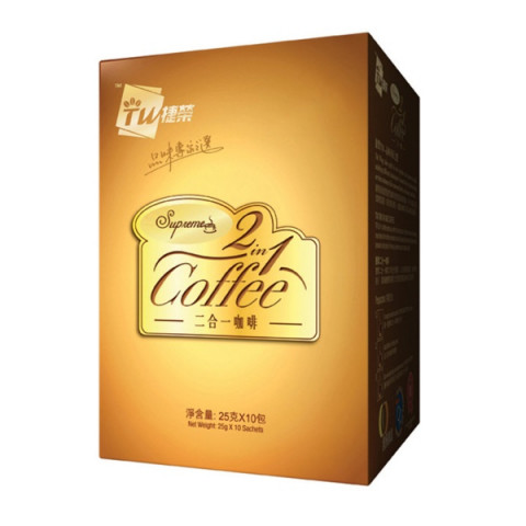 捷榮 二合一咖啡 盒裝 25克 x 10包