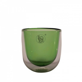 Camel Joy Double Wall Glass Cup 180ml Lime