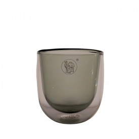 Camel Joy Double Wall Glass Cup 180ml Ash