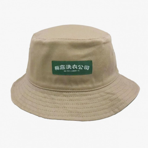 Mui Wo Laundry Company Bucket Hat White