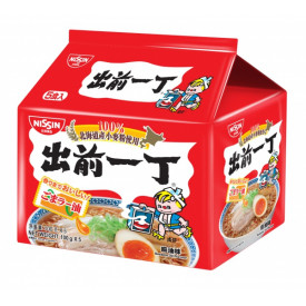 日清 出前一丁 即食麵 北海道小麥粉 麻油味 100克 x 5包