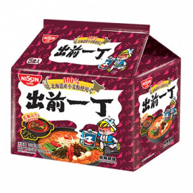 Nissin Demae Iccho Instant Noodle Hokkaido Wheat Flour Mala Pot Flavour 100g x 5 packs