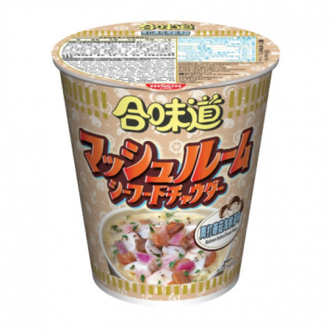 Nissin Cup Noodles Regular Cup Mushroom Seafood Chowder Flavour 75g