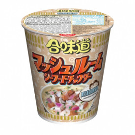 Nissin Cup Noodles Regular Cup Mushroom Seafood Chowder Flavour 75g x 4 pieces