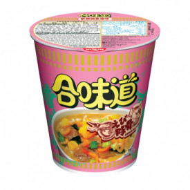Nissin Cup Noodles Regular Cup Shrimp and Tonkotsu Flavour 75g x 4 pieces