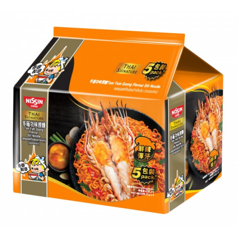 日清 Thai Signature 撈麵 冬蔭功味 67克 x 5包