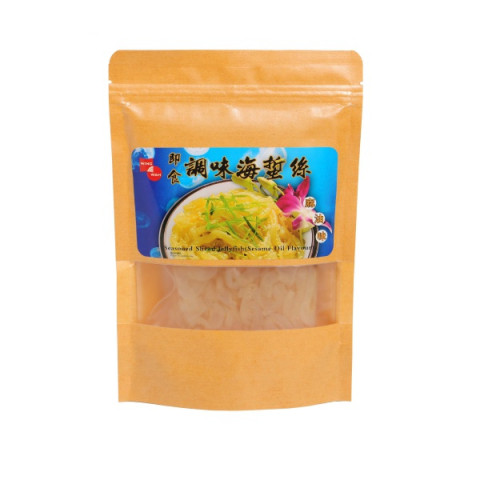 Wing Wah Cake Shop Seasoned Slice Jellyfish Sesame Oil Flavour 150g