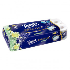 ＴＥＭＰＯ（テンポ）　トイレットペーパー　４枚重ね　梨の花の香り　１０ロール