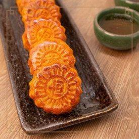 Hang Heung Cake Shop Red Bean Paste Chessman Cake with Mandarin Peel 4 pieces