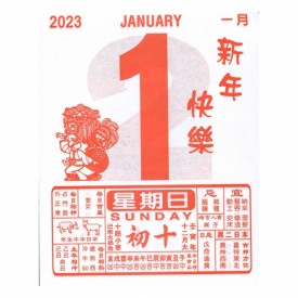 Daily Calendar 2023 with Tung Shing
