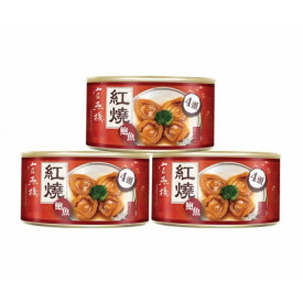 官燕桟　醤油アワビ　４頭　缶入　２００ｇ　ｘ　３缶