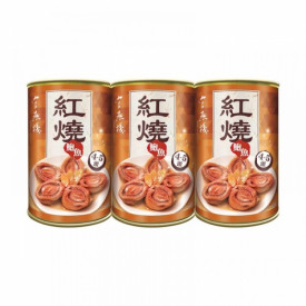 官燕桟　醤油アワビ　４～５頭　缶入　４２５ｇ　ｘ　３缶