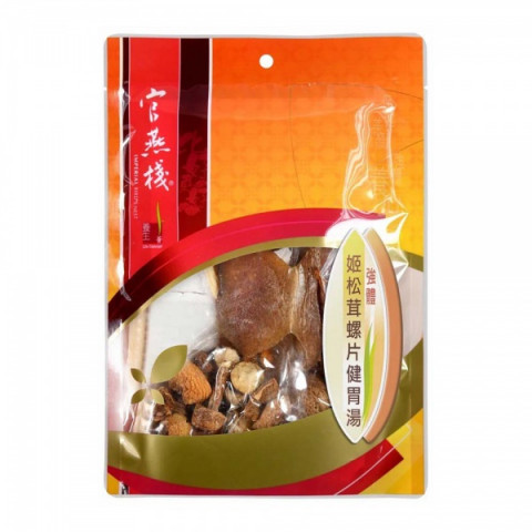 Imperial Bird's Nest Brazil Mushroom Dried Conch Slices Soup Ingredient Set 145g