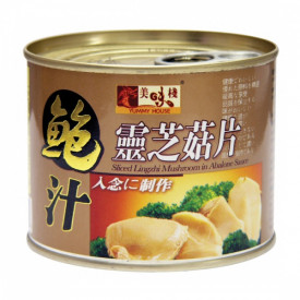 美味桟　椎茸スライスのアワビソース漬け　缶入　２００ｇ