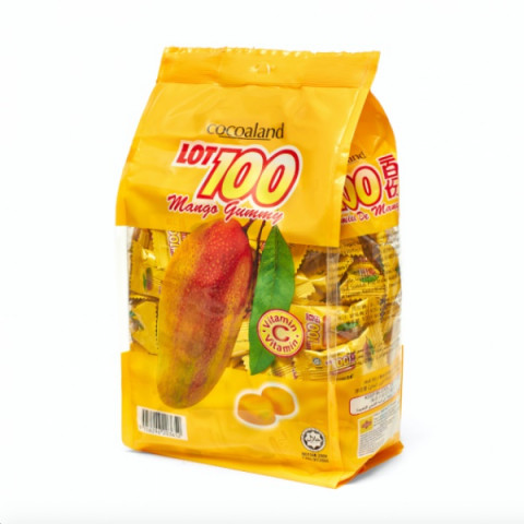 Cocoaland LOT 100 Mango Gummy Candy 1kg