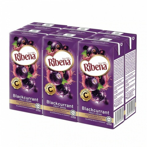 Ribena Blackcurrant Drink 200ml x 6 packs