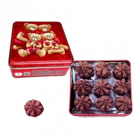 Jenny Bakery Chocolate Flower Butter Cookies 220g
