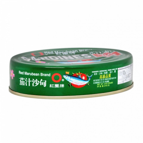 Red Marubean Brand Sardines in Tomato Sauce 215g