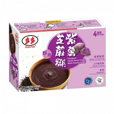 Torto Powdered Purple Sweet Potato Black Sesame Cereal 4 packs