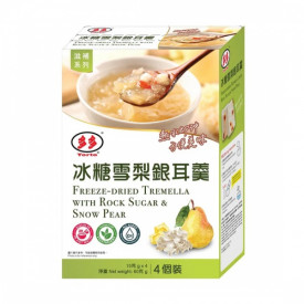 Torto Freeze Dried Tremella with Rock Sugar and Snow Pear 15g x 4 sachets