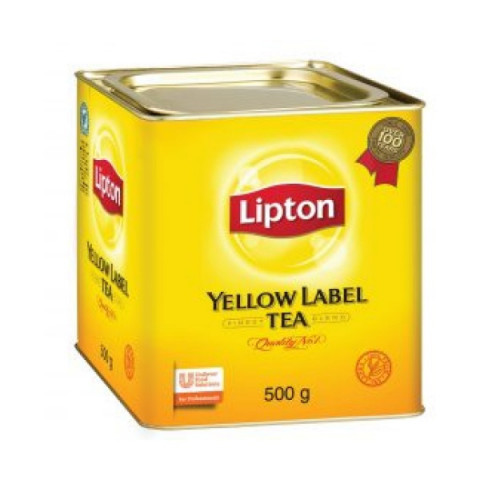 立頓 紅茶茶葉 黃罐 500克