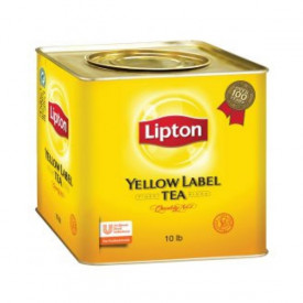 Lipton Yellow Label Black Tea Can Packaging 10 lbs