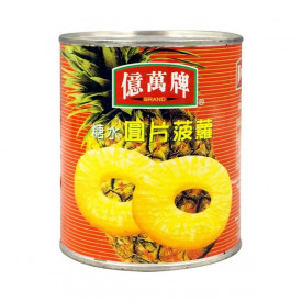 Eman's Brand Sliced Pineapple in Syrup 836g
