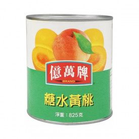 Eman's Brand Peach Halves in Syrup 825g