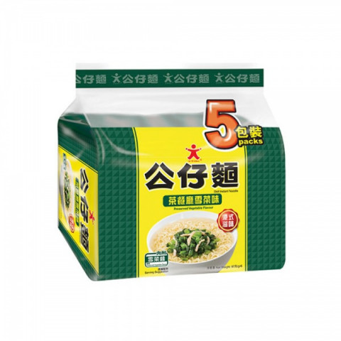 公仔　即席麺　野菜塩漬け　９７ｇ × ５袋