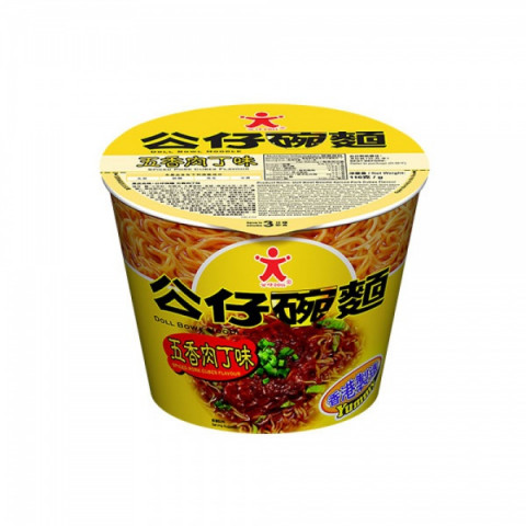 Doll Bowl Noodle Spiced Pork Cubes Flavour 116g